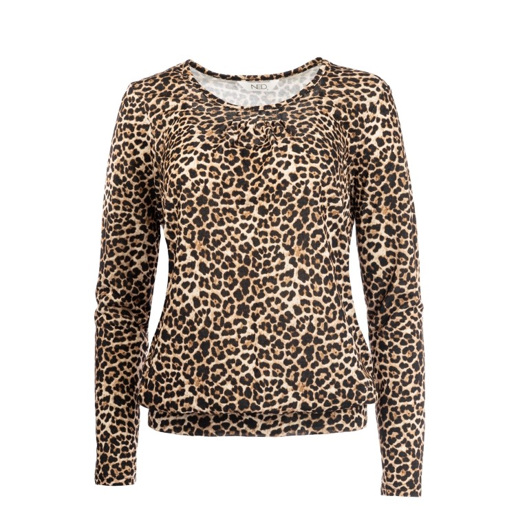 NED Top  Pronk LS Classic Leopard